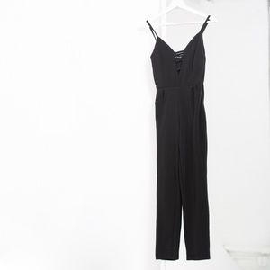 French Atmosphere black jumpsuit